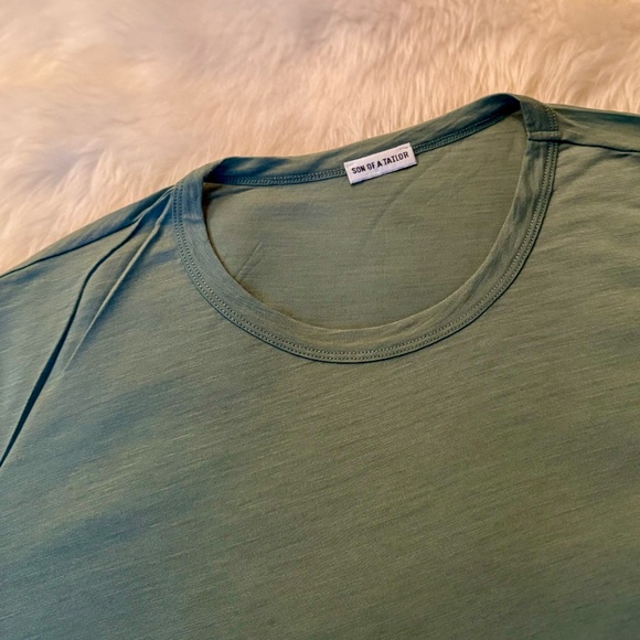 Son of a Tailor Green Tee - Picture 2 of 4